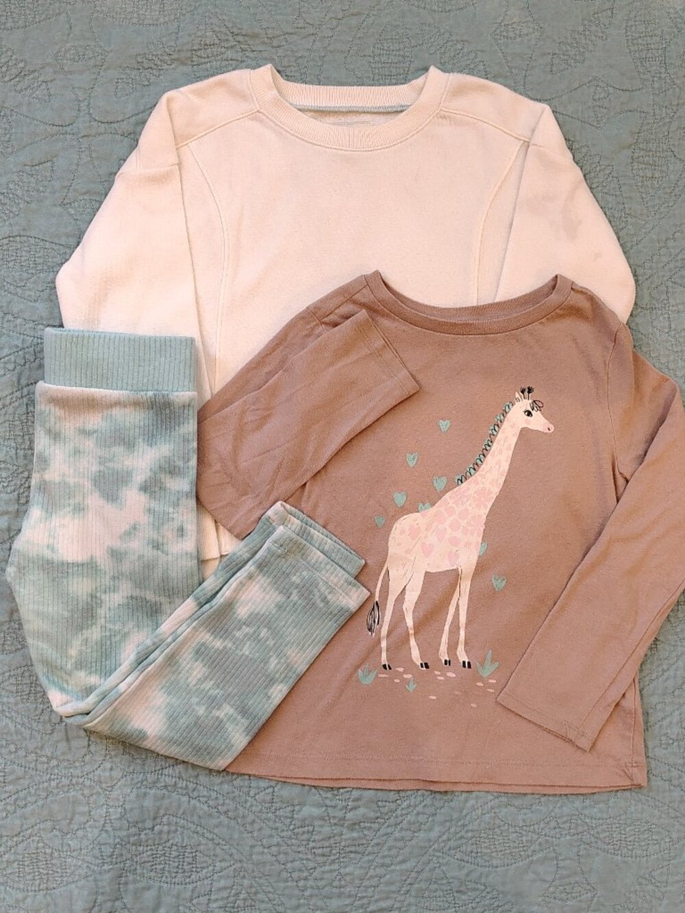Oshkosh & Carter Sweater Giraffe Outfit Kid Girl Size 6